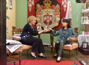 Kustos i umetnica Tamara Ognjevic i Jelisaveta Karadjordjevic