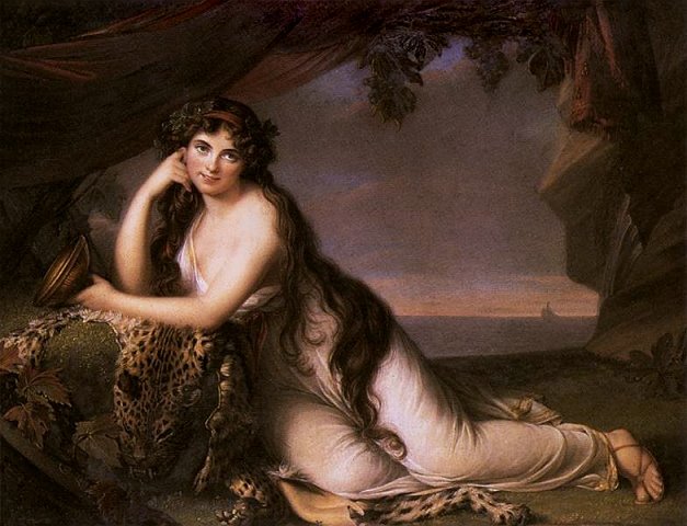 Elizabet Viži-Lebren, Lejdi Hamilton kao Arijadna, 1790. Google Art Project